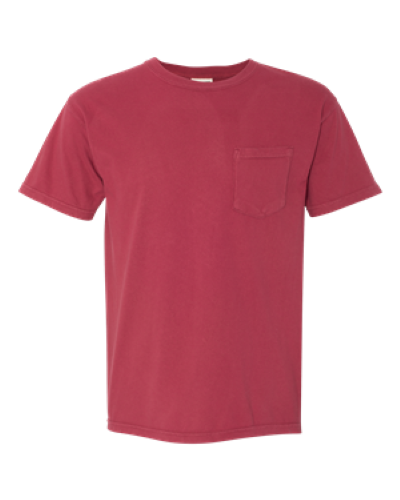 Comfort Colors Pigment-Dyed Pocketed Short Sleeve Shirt - SHIRT PRINTING 4U