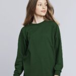 Gildan Youth Heavy Cotton Long Sleeve T-Shirt - Image 4
