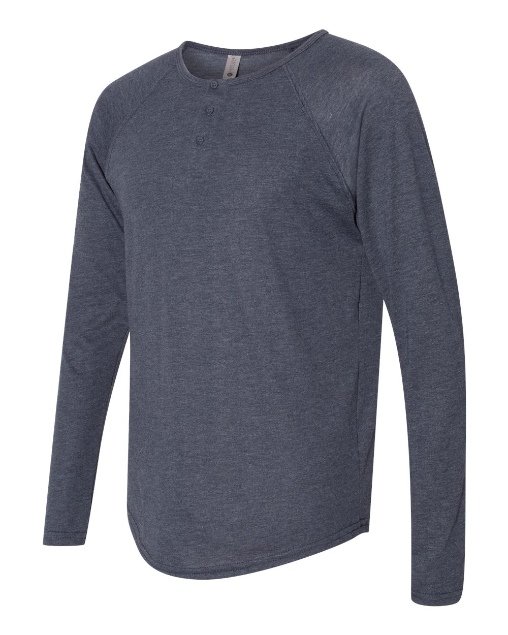 Next Level Triblend Long Sleeve Henley - Image 3