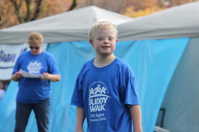 Custom screen printed charity walk event shirts