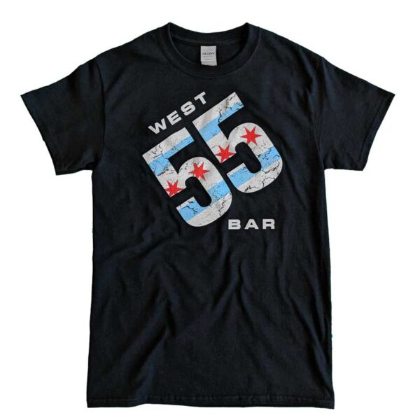 West 55 Bar Custom Screen Printed T-Shirt