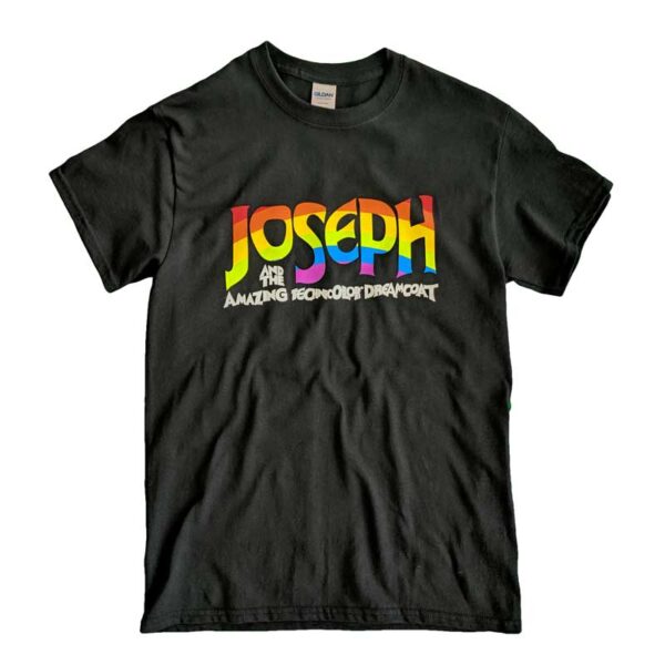 Custom Screen Printed Joseph and the Amazing Technicolor Dreamcoat Shirt Sleeve T-Shirt